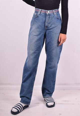 TOMMY HILFIGER WOMENS VINTAGE JEANS W30 L31 BLUE 90'S