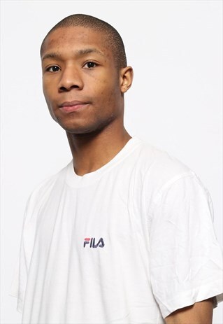 VINTAGE FILA LOGO T-SHIRT WHITE