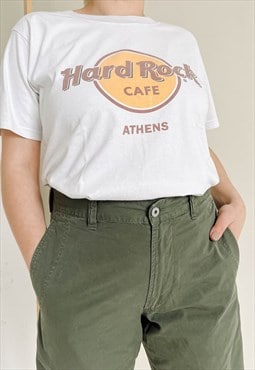Vintage 90s Grunge Graphic Printed Hard  Rock T-Shirt M