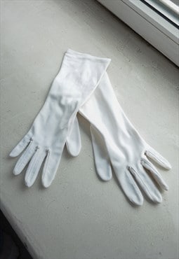 Vintage 50's White Gloves