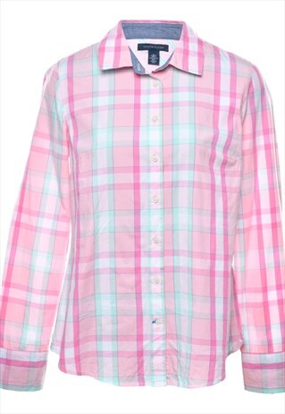 TOMMY HILFIGER CHECKED SHIRT - M
