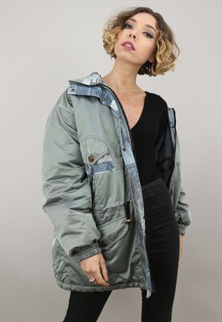 VINTAGE 80S 90S OVERSIZED SKI COAT