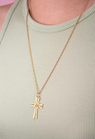 VINTAGE CROSS NECKLACE