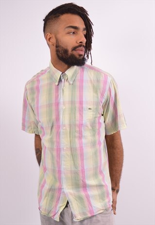 VINTAGE LACOSTE SHIRT CHECK MULTI