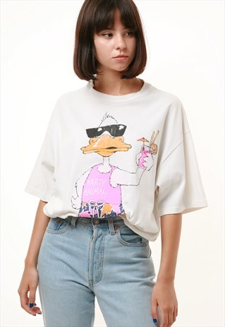 86 VINTAGE PARTY ANIMAL 1986 COTTON T-SHIRT 15418