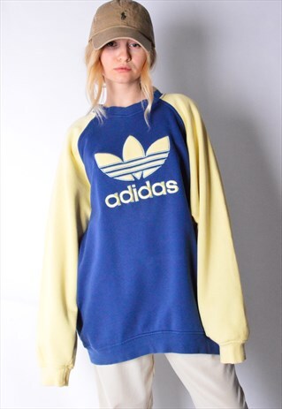 VINTAGE 90S COLOUR BLOCK ADIDAS SWEATSHIRT