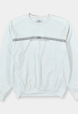 Vintage Sergio Tacchini Sweatshirt Logo White