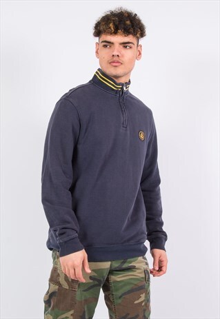 RALPH LAUREN CHAPS 1/4 ZIP SWEATSHIRT