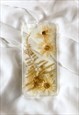 iPhone 6 and 6s Plus White Pressed Flowers Clear Cover