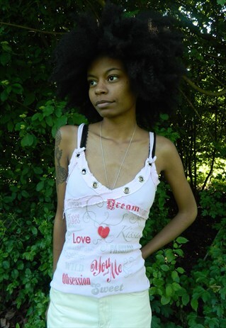 BABY PINK Y2K STYLE CAMI TOP