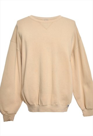 BEYOND RETRO VINTAGE RUSSELL ATHLETIC PLAIN SWEATSHIRT - S