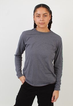 Women's Carhartt Heather Blue long sleeve T-shirt