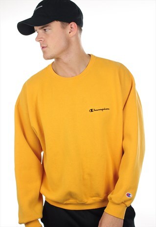 VINTAGE CHAMPION USA SPELL OUT SWEATSHIRT JUMPER
