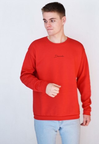 RED DECIDE SWEATSHIRT