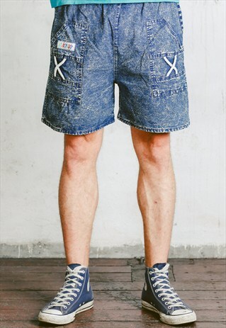 VINTAGE 90S ACID WASH SHORTS