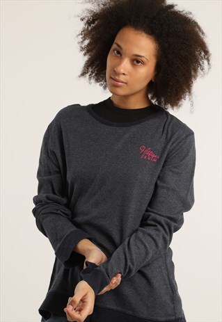 VINTAGE TOMMY HILFIGER EMBROIDERED LOGO SWEATSHIRT