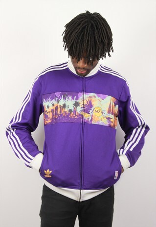 VINTAGE ADIDAS PURPLE JACKET