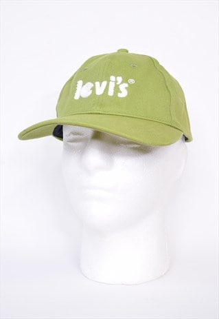 Levi's Khaki Green Embroidered Cap Hat