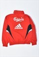 VINTAGE 90'S ADIDAS PULLOVER JACKET RED
