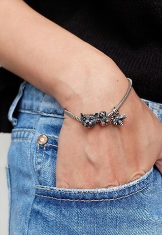 HONEY BEE STERLING SILVER CHARMS FOR BRACELET
