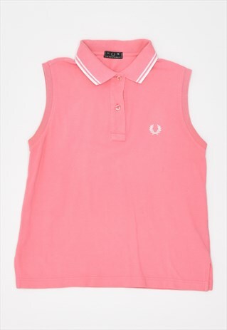 VINTAGE 90'S FRED PERRY POLO SHIRT PINK
