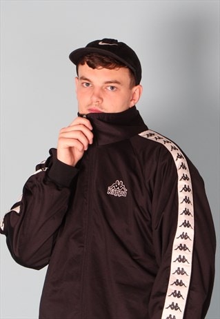 KAPPA BLACK TRACK JACKET
