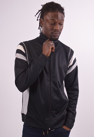 VINTAGE LEVI'S TRACKSUIT TOP JACKET BLACK