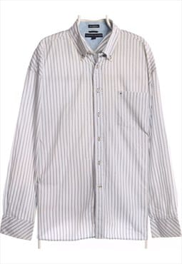 Vintage 90's Tommy Hilfiger Shirt Embroidered Long Sleeve