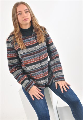 VINTAGE 90'S JACKET IN AZTEC PRINT