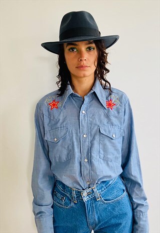 DENIM WESTERN SHIRT