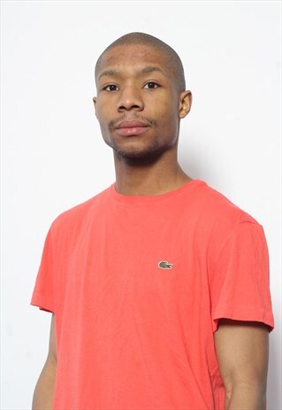 VINTAGE LACOSTE LOGO T-SHIRT PINK