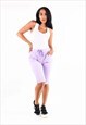 LILAC HIGH STRETCH MAGIC SHORTS