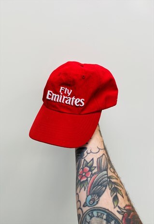 VINTAGE 90S FLY EMIRATES EMBROIDERED HAT CAP