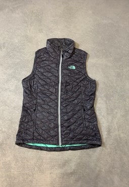 The North Face Gilet Puffer Jacket with Embroidered Logo