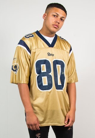 NFL JERSEY AMERICAN FOOTBALL SHIRT LOS ANGELES RAMS