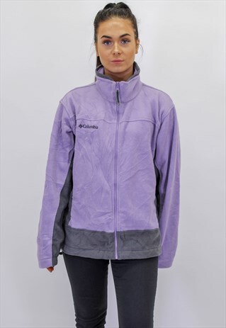 VINTAGE COLUMBIA PURPLE FLEECE IN XL