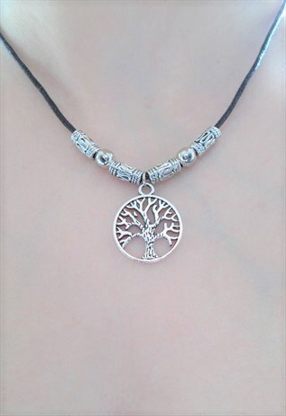 TREE OF LIFE NECKLACE - CORD NECKLACE