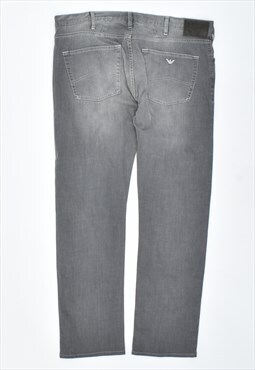 Vintage Armani Trousers Straight Casual Grey