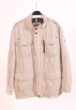 Vintage 00s utility jacket in beige