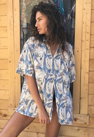 OVERSIZED RETRO 90S 80S VINTAGE UNISEX FESTIVAL SHIRT