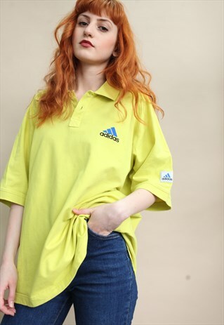 VINTAGE ADIDAS EQUIPMENT POLO TOP