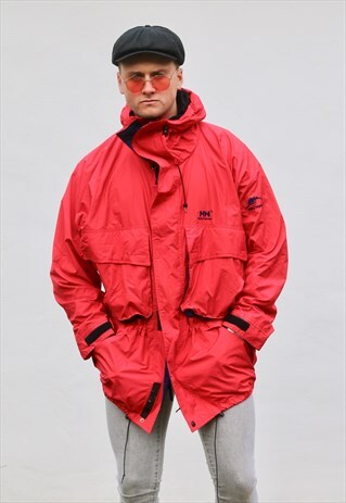 HELLY HANSEN USA RETRO 90S LONGLINE TECHNICAL JACKET