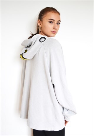STONE ISLAND GREY HOODY SWEATER JUMPER