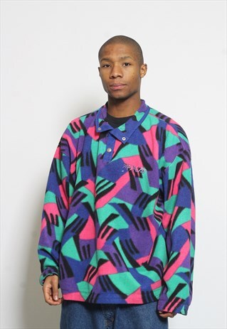 VINTAGE MAGICLINE FILA FLEECE MULTI