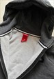 NIKE TRAINING ZIP HOODIE GRAY PATCH LOGO TECH FLEECE