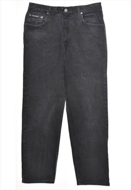 Beyond Retro Vintage Calvin Klein Black Flared Jeans - W30