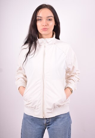 HELLY HANSEN WOMENS VINTAGE JACKET LARGE WHITE 90'S
