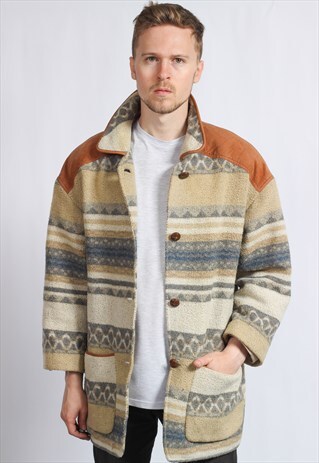 VINTAGE AZTEC FESTIVAL JACKET