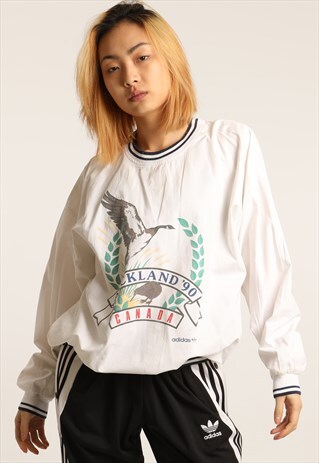 VINTAGE ADIDAS PRINTED SWEATSHIRT