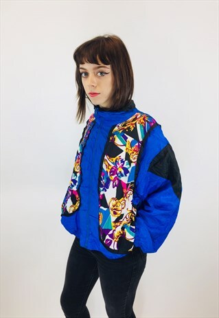 VINTAGE FESTIVAL 80S RAVE WINDBREAKER JACKET